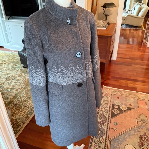CINZIA ROCCA Wool and Cashmere Coat - Picture 3 of 7